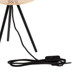 Bordlamper ^ Lindby bordlampe Soula, Ø 20 cm, beige, plast, E27