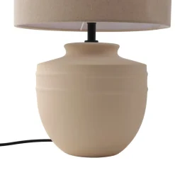 Lindby Gang|Pendellamper > bordlampe Thalassia, beige, Ø 30 cm, keramik