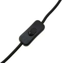 Lindby Bordlamper > bordlampe Thalassia, grå/sort, Ø 20cm, keramik