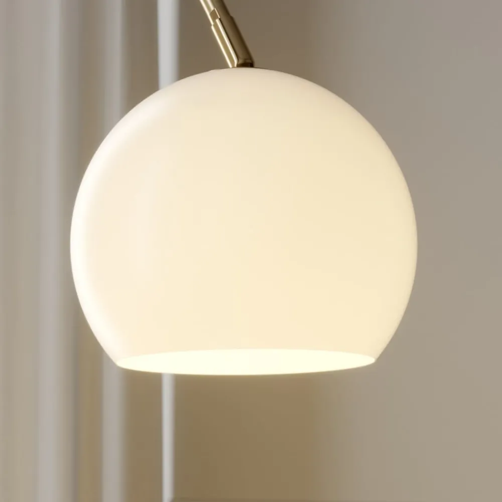 Lindby Gang|Pendellamper > buelampe Cynthia, messingfarvet, glas, 140 cm, E27