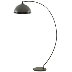 Lindby Gulvlamper|Gulvlamper > buelampe Jonera, grå, metal, E27, 185 cm høj
