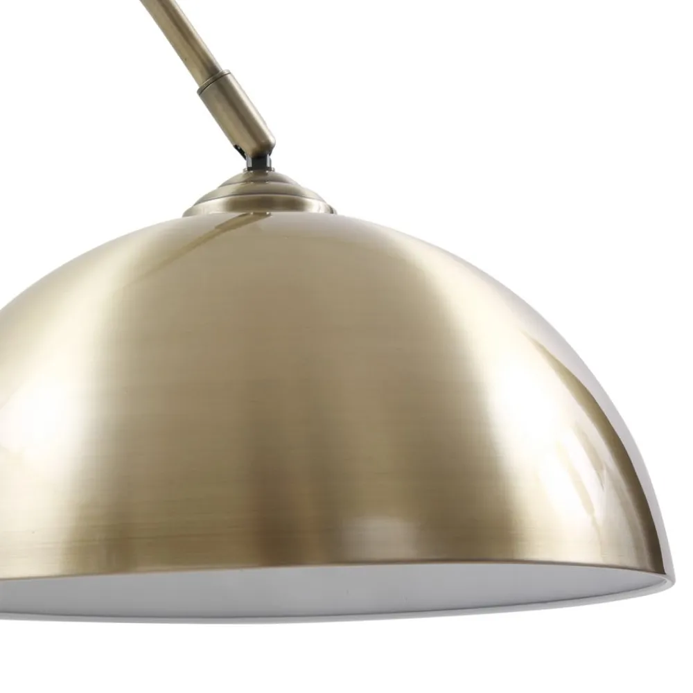 Pendellamper|Gulvlamper ^ Lindby buelampe Lennart, antik messing, metal 183 cm