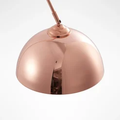 Lindby Pendellamper|Gulvlamper > buelampe Lennart, kobber, højdejusterbar, E27