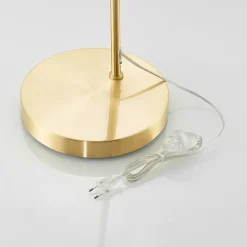 Pendellamper|Gulvlamper ^ Lindby buelampe Lennart, messing, højdejusterbar, E27