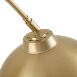 Lindby Pendellamper|Gulvlamper > buelampe Moisia, messingfarvet, metal, 148 cm