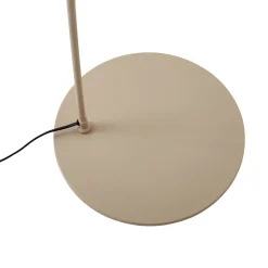 Lindby Gulvlamper|Gulvlamper > buelampe Triangolo, beige, højde 195 cm, metal, E27