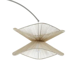 Lindby Gang|Gulvlamper > buelampe Valdorin, beige, papir, 195 cm, IP20