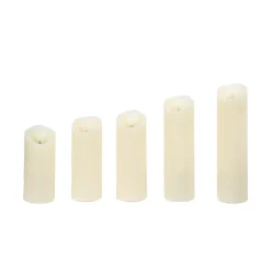 Lindby Dekorationsbelysning|Julepynt > Candora LED-kerte, 5 stk, fjernbetjening