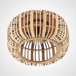 Lindby Gang|Loftlamper > Canyana loftlampe, natur, rattan, Ø 40 cm