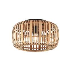 Lindby Gang|Loftlamper > Canyana loftlampe, natur, rattan, Ø 40 cm
