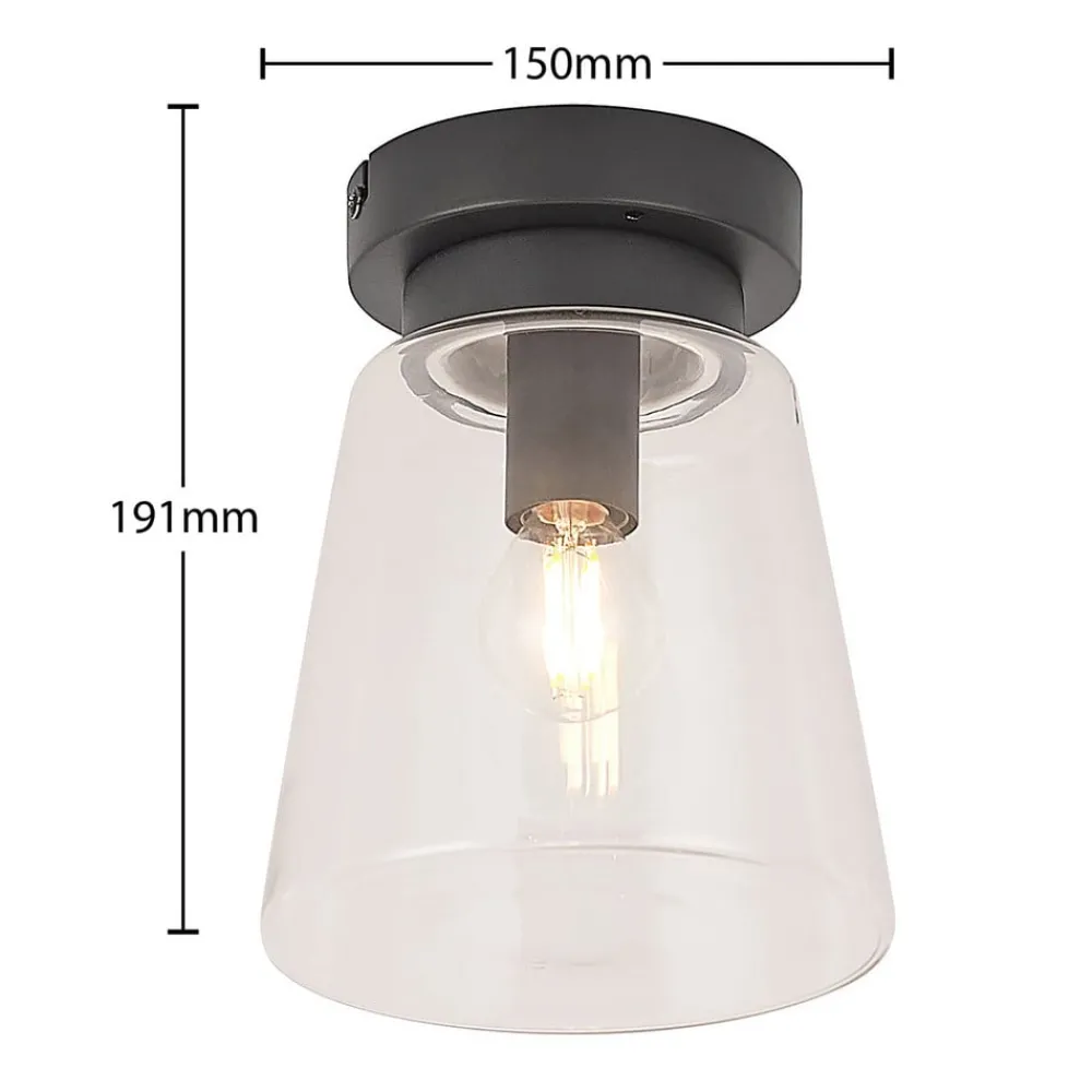 Loftlamper|Loftlamper ^ Lindby Carmalin loftslampe i glas