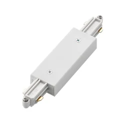 Skinnesystem ^ Lindby center feeder Linaro, hvid, 1-faset system