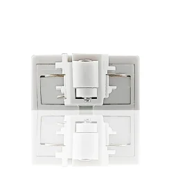 Skinnesystem ^ Lindby center feeder Linaro, hvid, 1-faset system