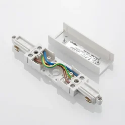 Skinnesystem ^ Lindby center feeder Linaro, hvid, 1-faset system