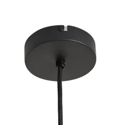 Lindby Pendellamper|Pendellamper > Clarine hængelampe, valnød, Ø 50 cm, metal