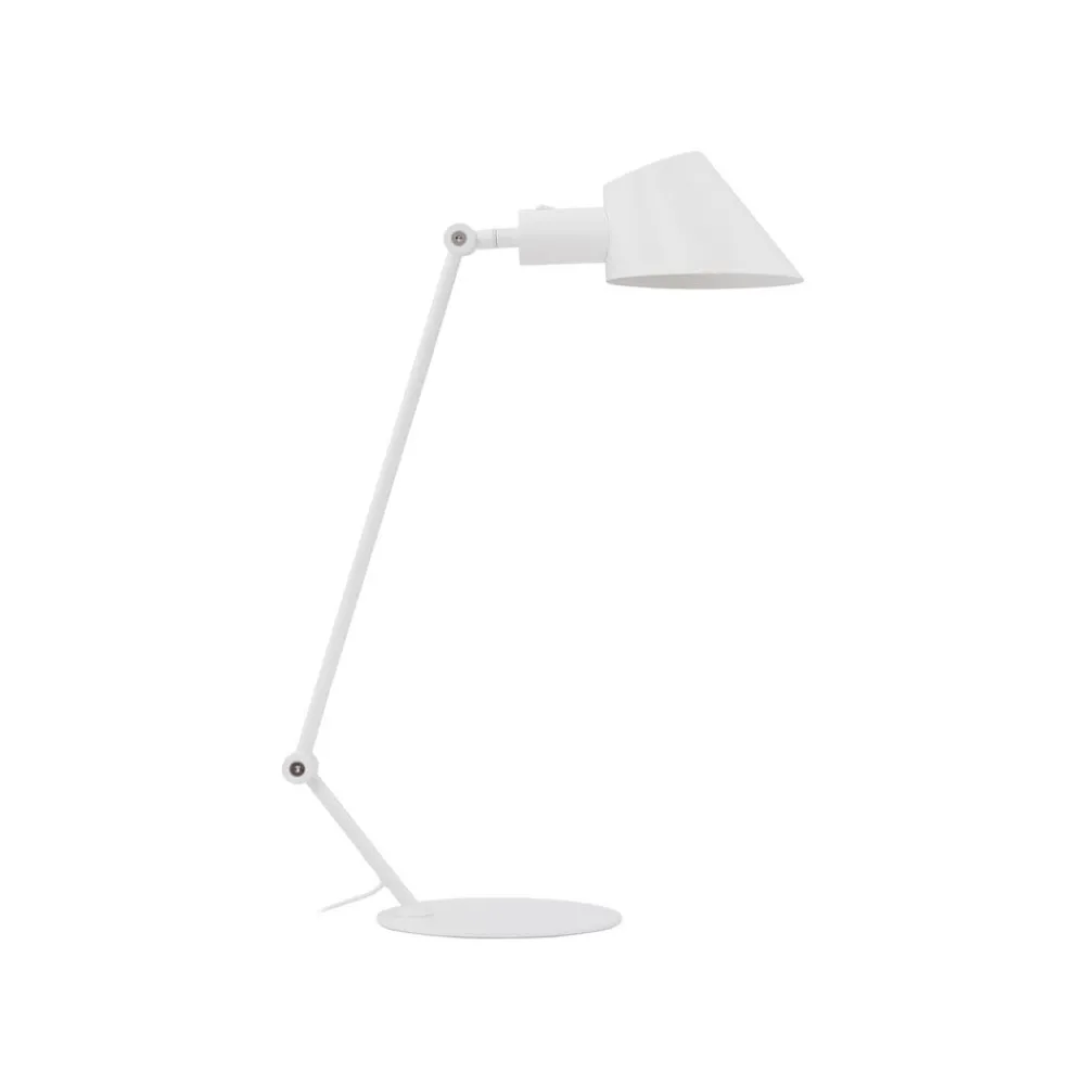 Lindby Arbejdsrum/Kontor|Bordlamper > Corali bordlampe, hvid, metal, højde 64 cm