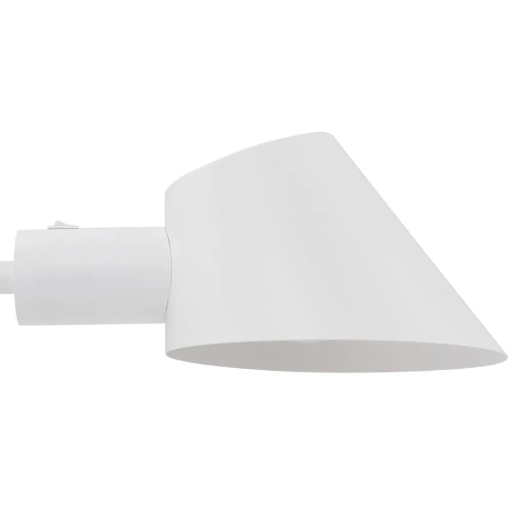 Lindby Arbejdsrum/Kontor|Bordlamper > Corali bordlampe, hvid, metal, højde 64 cm