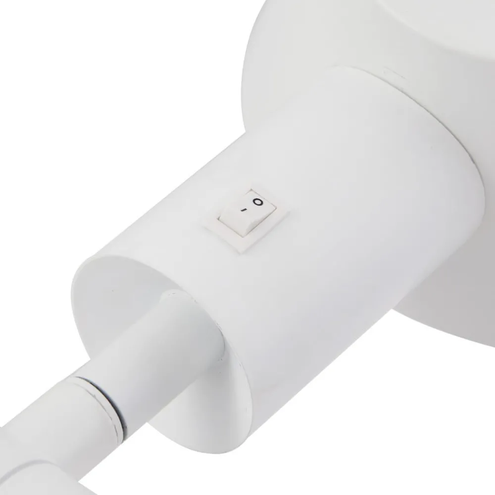 Lindby Arbejdsrum/Kontor|Bordlamper > Corali bordlampe, hvid, metal, højde 64 cm