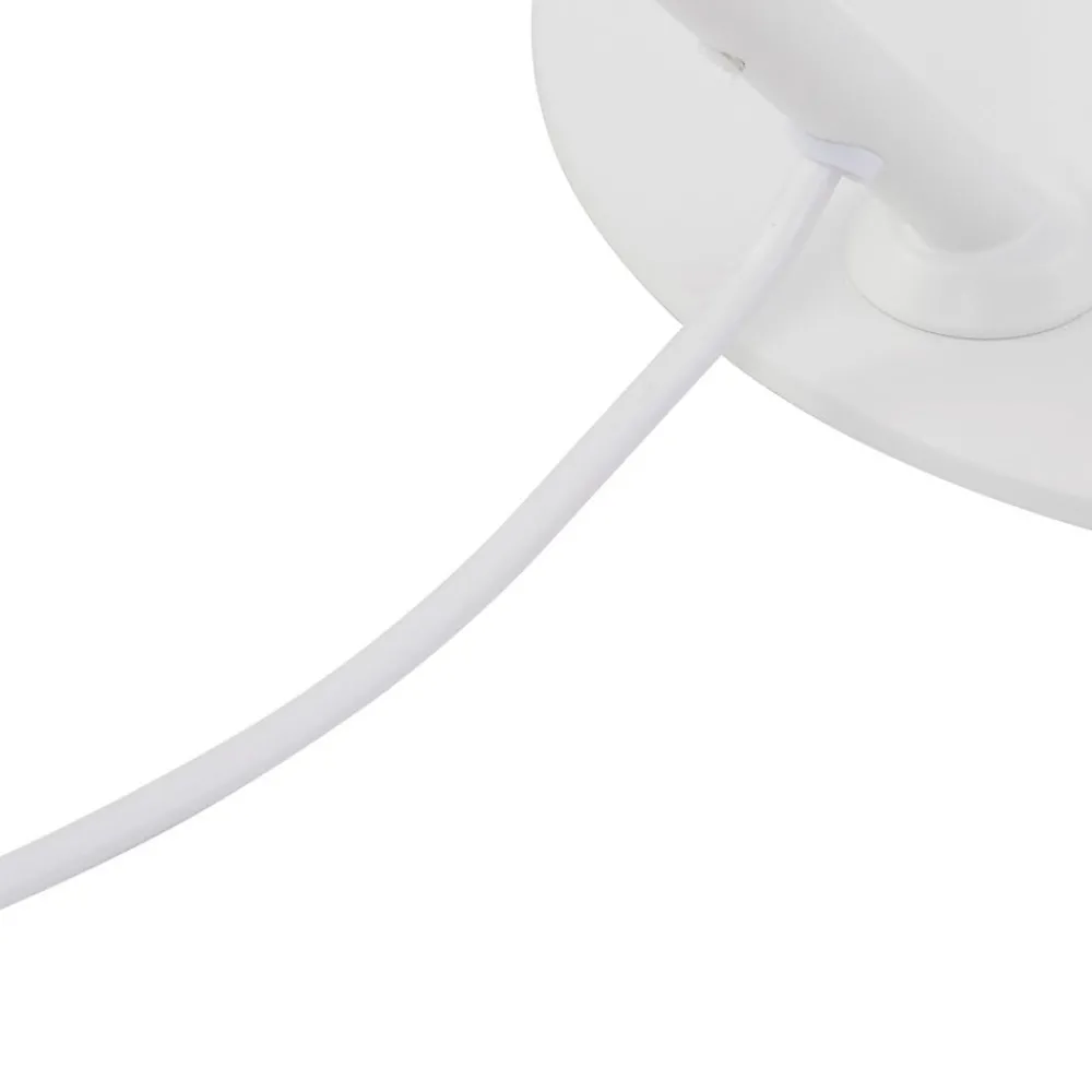 Lindby Arbejdsrum/Kontor|Bordlamper > Corali bordlampe, hvid, metal, højde 64 cm