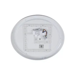 Lindby Udendørs Loftlamper > Doki LED udendørs loftslampe, 34 cm, hvid, plast
