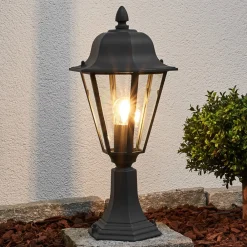 Lindby Terrassebelysning|Sokkellamper > Edana sokkellampe, 52 cm, antracit, E27, IP44