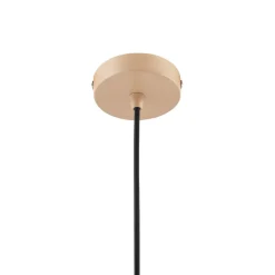 Lindby Pendellamper|Pendellamper > Elorri hængelampe, beige, Ø 38 cm, metal