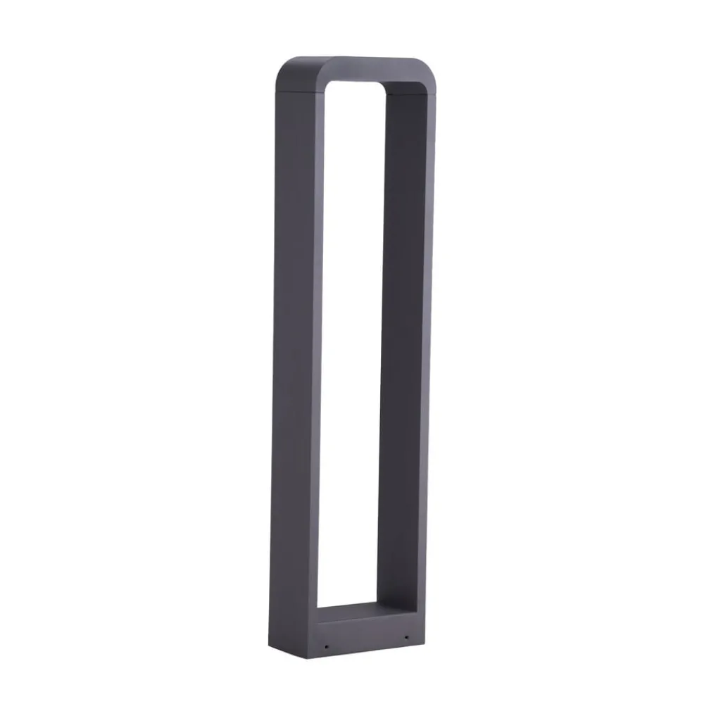 Gadebelysning ^ Lindby Emima LED-gadelampe lavet af aluminium 100 cm