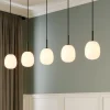 Lindby Pendellamper|Pendellamper > Etiena pendellampe, 5 lyskilder, opal glas