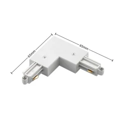 Arbejdsrum/Kontor|Gang ^ Lindby 1-faset skinnesystem Linaro, GU10, 14 lyskilde, hvid