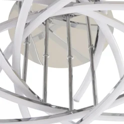 Lindby Loftlamper > Flakira LED-loftlampe, 10 lyskilder, krom