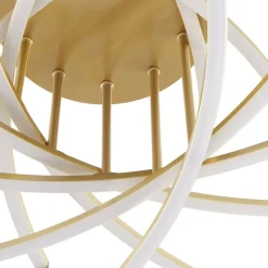 Lindby Loftlamper|Loftlamper > Flakira LED-loftlampe, 10 lk, antik messing