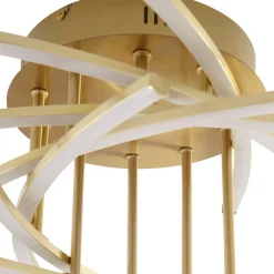 Lindby Loftlamper|Loftlamper > Flakira LED-loftlampe, 10 lk, antik messing