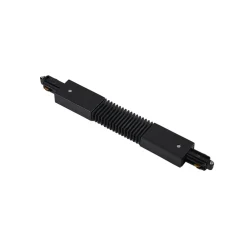 Skinnesystem ^ Lindby Flex-stik Linaro, sort, 1-faset system