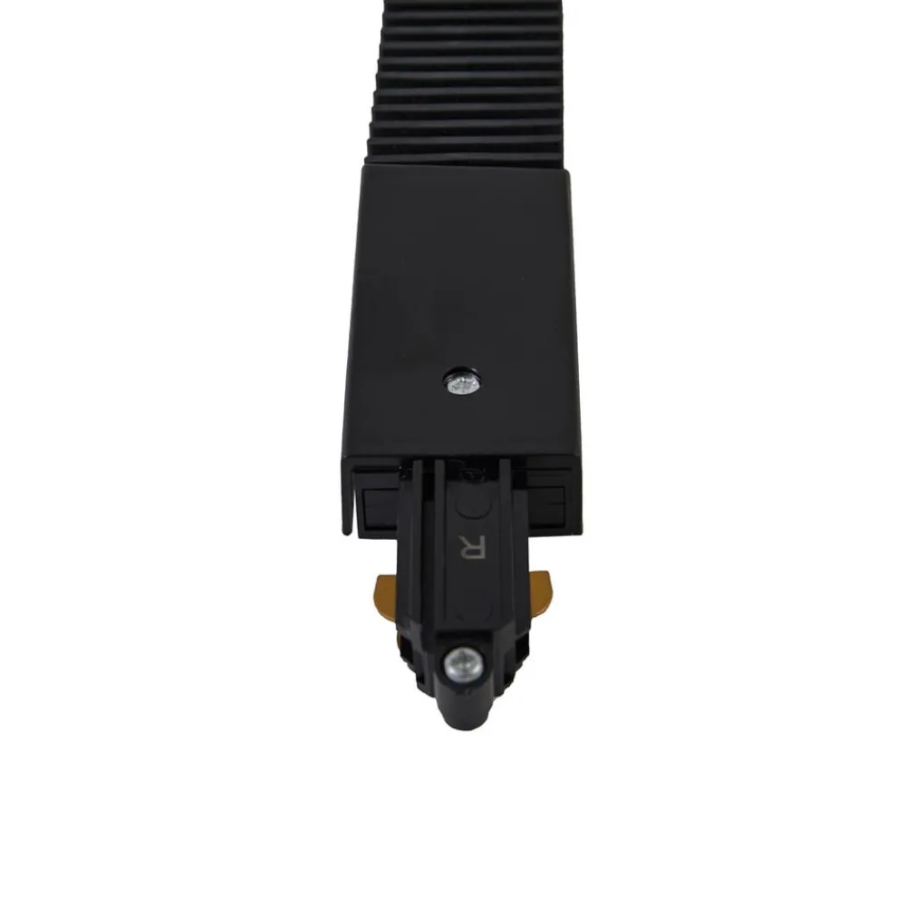 Skinnesystem ^ Lindby Flex-stik Linaro, sort, 1-faset system