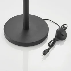 Gulvlamper|Gulvlamper ^ Lindby Florentine gulvlampe Kanye, 160 cm, sort, 3 lyskilder.
