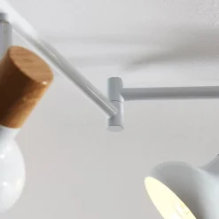 Lindby Loftlamper|Loftlamper > Fridolin loftspot, 160 cm, 6 lyskilder, hvid, metal