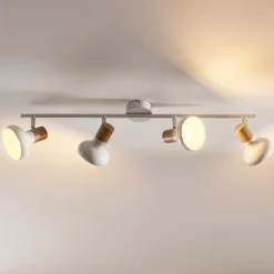 Lindby Loftlamper|Loftlamper > Fridolin loftspot, 70 cm, 4 lyskilder, hvid, metal