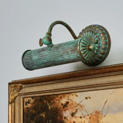 Lindby Gang|Pendellamper > gallerilampe Beno, 25 cm, metal, E14 grøn spænding