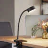 Lindby Arbejdsrum/Kontor|Bordlamper > genopladelig klemmelampe Maori, sort, metal, CCT