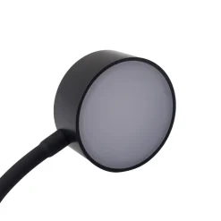 Lindby Arbejdsrum/Kontor|Bordlamper > genopladelig klemmelampe Maori, sort, metal, CCT