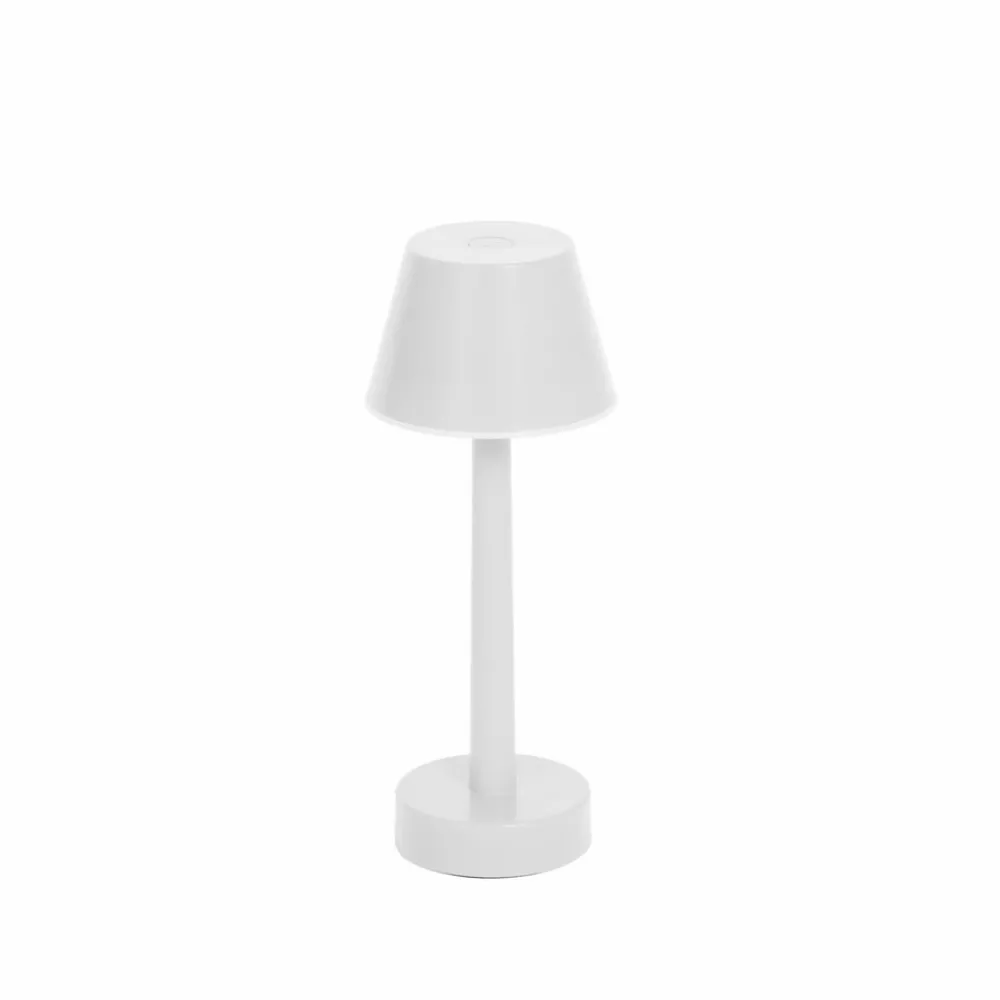 Lindby Dekorationsbelysning|Terrassebelysning > genopladelig LED-lampe Gaja, hvid, USB, IP44, RGBW, dæmpbar