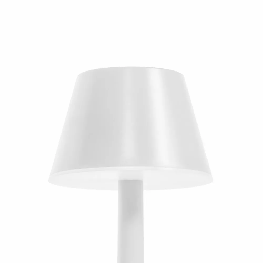 Lindby Dekorationsbelysning|Terrassebelysning > genopladelig LED-lampe Gaja, hvid, USB, IP44, RGBW, dæmpbar