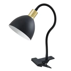 Bordlamper ^ Lindby Genora klemmelampe i sort