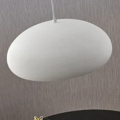 Lindby Gang|Pendellamper > Gerwina pendellampe, hvid/guld, metal, 40 cm, E27
