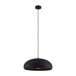 Lindby Gang|Pendellamper > Gerwina pendellampe, sort/guld, metal, 40 cm, E27