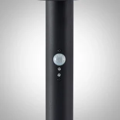 Lindby Gadebelysning Med Sensor|Terrassebelysning > Gregory LED-vejlampe, 76 cm, sensor, mørkegrå, IP44
