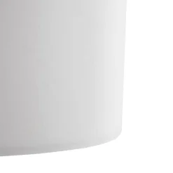 Lindby Gang|Gulvlamper > gulvlampe Adamio, Ø 45,5 cm, hvid, tekstil, stativ