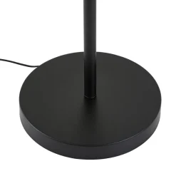 Lindby Gulvlamper|Gulvlamper > Gulvlampe Aovan, sort, hylde, USB-port