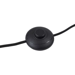 Lindby Gulvlamper|Gulvlamper > gulvlampe Braccio, grå/sort, glas, 5 lyskilder, 204,5 cm