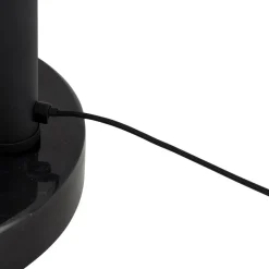 Lindby Gulvlamper|Gulvlamper > gulvlampe Braccio, grå/sort, glas, 5 lyskilder, 204,5 cm